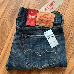 Levi’s 505 Regular Fit Straight NWT | 32 x 30